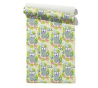 Claccis Papel Adhesivo PVC Baño Friso Laminado de Revestimiento Pared Cute Cartoon Lindo Dibujo Animado Papel Pintado Impermeable, Despegar Y Pegar, Para Armarios 45x500cm