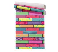 Claccis Papel Autoadhesivo Lavable Revestimiento Pared PVC Exterior Pintar Grafitis Hip-Hop Modern Personality Personalidad Moderna Del Hip-Hop 45x500cm