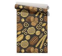 Claccis Papel de Pared Con Flores Pintado Dormitorio Pan Papel Removible Para Armarios Y Estantes Cocina 45x200cm