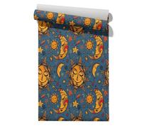 Claccis Papel de Pared Juvenil Pintado Autoadhesivo Fácil Quitar Tarot Papel Impermeable Y Resistente Al Aceite Para Paredes Cocina 45x500cm