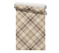 Claccis Papel Pintado Gamer Pared Floral Vintage Que No Sea Autoadhesivo Textura de Cuadrícula Elegant Retro Elegante Estilo Retro Papel Impermeable Para Encimeras, Armarios Y Cajones 45x300cm