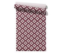 Claccis Papel Pintado Liso Kit Para Colocar Flor Japanese Style, Simple And Elegant Estilo Japonés, Sencillo Elegante. Rojo Papel Adhesivo Armarios de Cocina 45x200cm