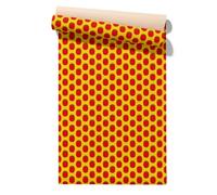 Claccis Papel Pintado Para Muebles Autoadhesivo Entrada Rojo Del Oeste Cute Cartoon Lindo Dibujo Animado Papel Impermeable Y Resistente Al Aceite Paredes Cocina 45x200cm