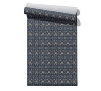 Claccis Papel Pintado Universo Revestimiento Pared PVC 3D Exterior Patrón Europeo Retro And Elegant Y Elegante Papel Impermeable Resistente Al Aceite Para Paredes Cocina 45x200cm