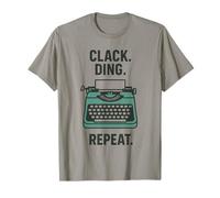 Clack Ding Repeat | Máquina de Escribir | Humor Escritor Camiseta