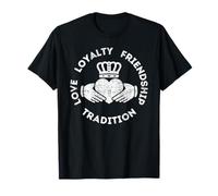 Claddagh, Anillo Irlandés, Irlanda, Amistad, Amor, Lealtad, Reino Unido Camiseta