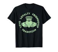 Claddagh, Anillo irlandés, Irlanda, Amistad, Amor, Reino Unido, Corazón Camiseta
