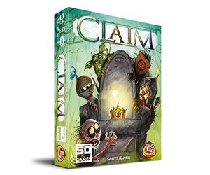 Claim - Juego de Cartas y de Habilidad para Sustituir al Rey Muerto, 2 Jugadores a Partir de 10 Años