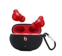 Claiol Funda de Silicona para Beats Studio Buds, Funda de Silicona Premium a Prueba de Golpes 2021 con Llavero (Negro)