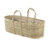 Clair de Lune Moisés de Palma Natural | Diseño Tejido a Mano y Transpirable | Esenciales para recién Nacidos | Adecuado Desde el Nacimiento | Tejido de Palma Natural 100% orgánico | Moisés Premium