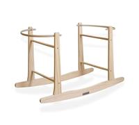 Clair de Lune Wooden Rocking Moses Basket Stand (Natural)