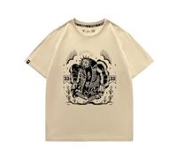 Clair Obscur Expedition 33 Oversized Gaming T-Shirt | Vintage RPG Graphic tee for Men-Khaki||l