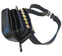 CLAIRE-FONCET Riñonera, Cartera para Camarero en Cuero Genuino Cierre con Cremallera YKK, con dispensador de 6 Monedas, Ideal para Camarero, Camarera, Bar, Pubs, Cerveceria, Restaurantes, Ferias