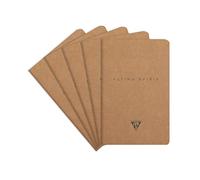 Clairefontaine 103506C Flying Spirit - Cuaderno (lomo cosido, 11 x 17 cm, forrado, 48 hojas, 90 g, 5 unidades), varios diseños