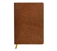 Clairefontaine 106943C - Un cuaderno bordado cosido Flying Spirit 180 páginas marfil 14,8 x 21 cm 90 g DOT (impresión de puntos pequeños), cubierta de piel de cordero