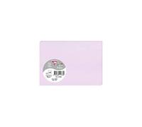 Clairefontaine 11378C - Un paquet de 25 cartes Pollen 11x15,5 cm 210g, Lilas