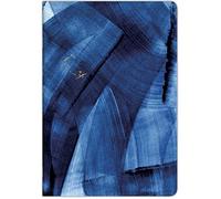 Clairefontaine 115718C - Cuaderno Piqué patrón de Acuarela azul índigo - A4 21 x 29,7 cm 64 páginas alineadas con margen de papel blanco 90 g - Colección Indigo - 2 visuales