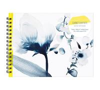 Clairefontaine 115944C - Inkebana, Carnet d'artiste reliure intégrale 32x24 cm, 40 feuilles de papier dessin blanc multitechniques 180g