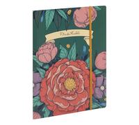 Clairefontaine 116222C - Camisa elástica de 22 x 31 cm, 3 solapas A4, decoración floral Frida Kahlo - Práctica y elegante para documentos - para oficina y organización - 2 imágenes Aleatorio