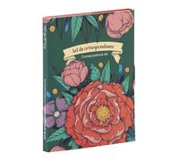 Clairefontaine 116234C Frida Kahlo - Juego de 8 cartas de 11 x 15,5 cm surtidas, decoración Frida Kahlo y 8 sobres Polen C6 blanco natural, colección Frida Kahlo - 12 x 16,5 cm