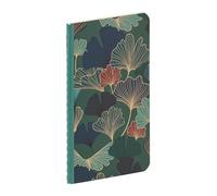 Clairefontaine 116240C - Gaïa bleu, Carnet cousu fil 7,5 x 12 cm, 48 pages, ligné