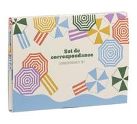 Clairefontaine 116282C - Dolce Amore, Set de correspondance 12x16,5 cm contenant 8 cartes simples 11x15,5 cm assorties et 8 enveloppes Pollen C6 blanc naturel