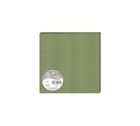 Clairefontaine 1169C - Paquete de 25 tarjetas simples - Formato cuadrado 16 x 16 cm - 210 g - Verde salvia - Tarjetas de invitación para eventos y correspondencia - Gama de polen - Papel liso premium