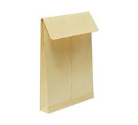 Clairefontaine 13050C - Caja de 250 sobres kraft reforzados marrones C4 - 229 x 324 mm con fuelle de 30 mm - Autoadhesivos - 130 g/m²