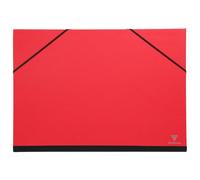 Clairefontaine 144405C - Un cartón con dibujo cierre elástico, 52 x 72 cm, color rojo