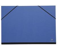 Clairefontaine 144602C - Caja de dibujo con cierre elástico 26x33 cm, Azul noche
