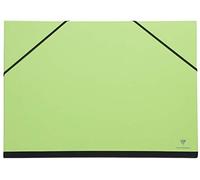 Clairefontaine 144704C - Un cartón de dibujo cierre elásticos 37x52 cm, verde
