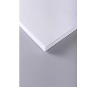 Clairefontaine 1685C - Cartón con 5 papeles gigantes de dibujo y boceto de 250 hojas, DIN A4, 160 g, color blanco y 1 cartón