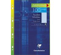 Clairefontaine 1740 C para archivador (A4, en blanco, 50 hojas, azul