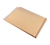 Clairefontaine 17450C - Caja de 250 sobres Kraft marrón C4 - 229 x 324 mm con fuelle de 30 mm - Autoadhesivos - 120 g/m²