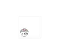 Clairefontaine 1816C - Un paquet de 25 cartes Pollen 13,5x13,5 cm 210g, Blanc