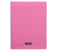 Clairefontaine 18181 C 24 x 32 cm Seyes Rayado grapado Escribir Cuaderno Con 48 hojas - Color Rosa