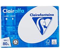 Clairefontaine - 1910C papel para impresora de inyección de tinta A5 (148x210 mm) 500 hojas Blanco