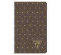 Clairefontaine 192086C Neo Deco - Carne de piqué textil (7, 5 x 12 cm, 48 páginas, papel marfil, cubierta aleatoria)