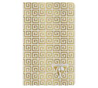 Clairefontaine 193086C Un Carnet Cousu - 7,5x12 cm 48 Pages Lignées Papier Clairefontaine Ivoire 90 g - Couverture Carte Pelliculage Mat Motif Aléatoire - Collection Neo Deco Printemps-Été
