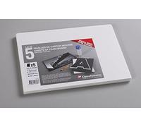 Clairefontaine 193656C - Tableros de espuma (3 mm de grosor, A4, 5 hojas), color blanco