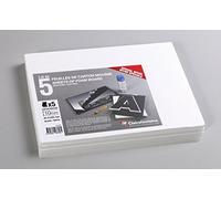 Clairefontaine 193658C - Tableros de espuma (10 mm de grosor, A4, 5 hojas), color blanco