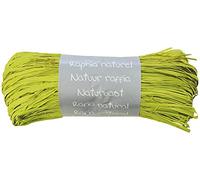 Clairefontaine - 196019C - Pelote Raphia Vert anis - Longueur 1m50 pour 50g - Loisirs Créatifs - Emballage Cadeau - DIY Multiples