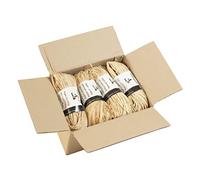 Clairefontaine 196071C - Un carton de 8 pelotes Raphia 50g, Naturel