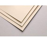 Clairefontaine 197059C Paquete de Papel Pastelmat - 5 Hojas Cartón Especial para Pasteles Secos - 24x32 cm 360g - Beige