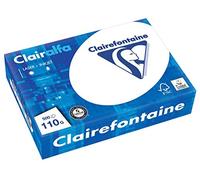 Clairefontaine 2110 - Paquete de 500 folios de papel A4 110 G Color blanco - Juego de 4