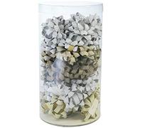 Clairefontaine 211394 C Mini-tube de 50 estrellas pailletés diámetro 8 cm, 4 colores surtidos