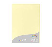 Clairefontaine 24207C - Caja de 25 Hojas - Formato A4 (21x29,7cm) - 210g/m² - Colores Canarios - Papel de Invitación para Eventos y Correspondencia - Gama Pollen - Papel Liso Premium