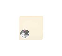 Clairefontaine 2817C - Un paquet de 25 cartes pliées Pollen 13,5x13,5 cm 210 g, Ivoire