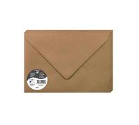 Clairefontaine 29002C, Pack de 20 sobre, Pollen, 16,2 x 22, 9 cm 120g, Marrón Kraft