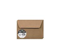 Clairefontaine 29006 C - paquete de 20 sobres Pollen 11,4 x 16,2 cm 135 G Kraft marrón